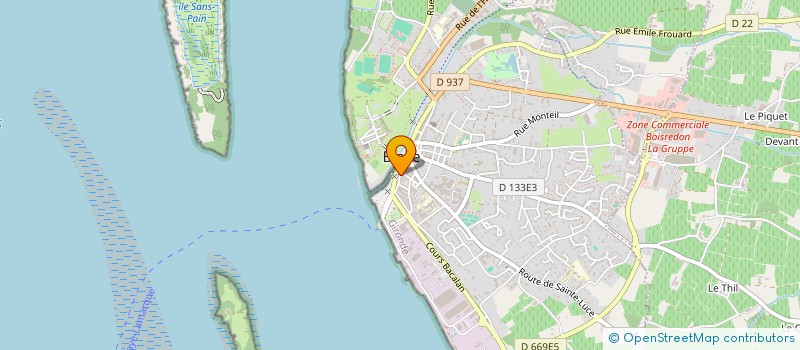 localisation de l'entreprise INDIVISION BOUCHER à BLAYE