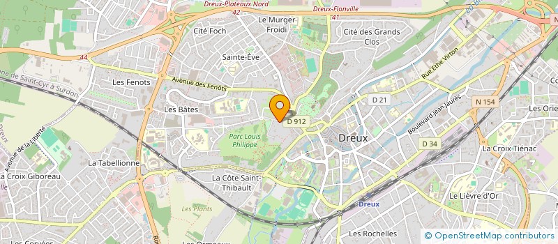localisation de l'entreprise INDIVISION BOUCHER MARTIN à DREUX