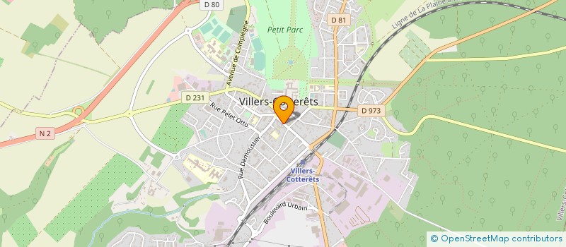 localisation de l'entreprise INDIVISION BOUCHONVILLE à VILLERS-COTTERETS