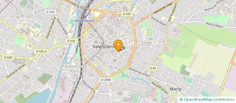 localisation de l'entreprise INDIVISION BOUCLY  VALENCIENNES