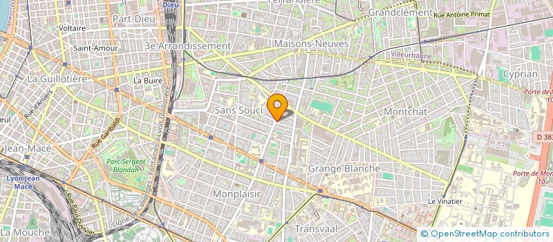 localisation de l'entreprise INDIVISION BOUDAREL LEDAI  LYON