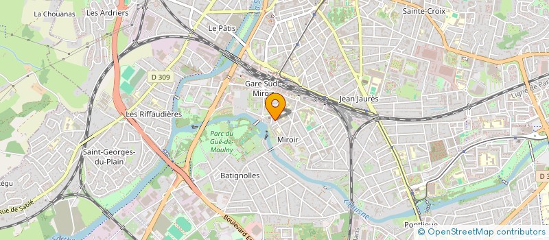 localisation de l'entreprise INDIVISION BOUDAUD  LE MANS