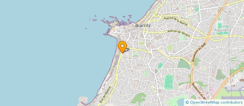 localisation de l'entreprise INDIVISION BOUDAUD RENAUDIN à BIARRITZ