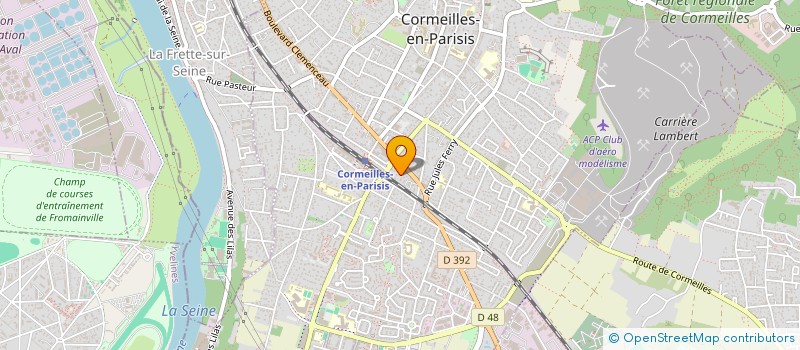 localisation de l'entreprise INDIVISION BOUDEAU  CORMEILLES-EN-PARISIS