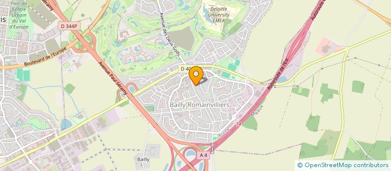 localisation de l'entreprise INDIVISION BOUDEFOUA SERRADJ à BAILLY-ROMAINVILLIERS