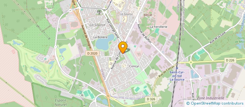 localisation de l'entreprise INDIVISION BOUDIN / MENDES DA SILVA  ORLEANS