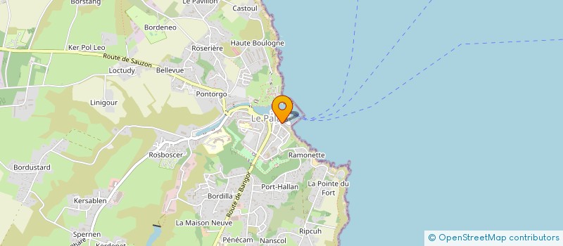 localisation de l'entreprise INDIVISION BOUDITCHENKO  LE PALAIS