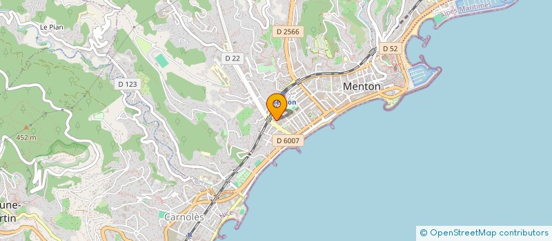 localisation de l'entreprise INDIVISION BOUETTE  MENTON