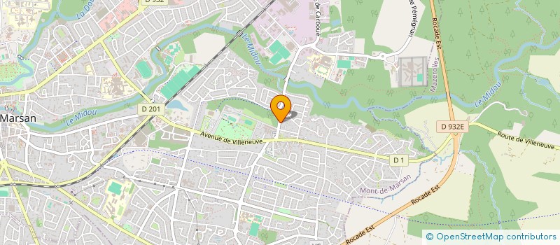 localisation de l'entreprise INDIVISION BOUGUE RANDE  MONT-DE-MARSAN