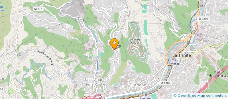 localisation de l'entreprise INDIVISION BOUHLEL  SAINT-ANDRE-DE-LA-ROCHE