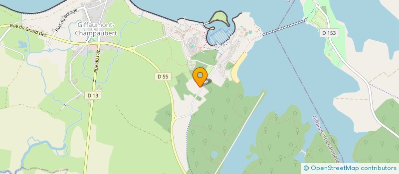 localisation de l'entreprise INDIVISION BOUILLEVAUX  GIFFAUMONT-CHAMPAUBERT