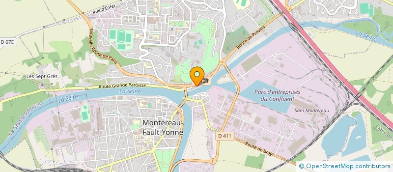 localisation de l'entreprise INDIVISION BOUILLOUD - OPER  MONTEREAU-FAULT-YONNE