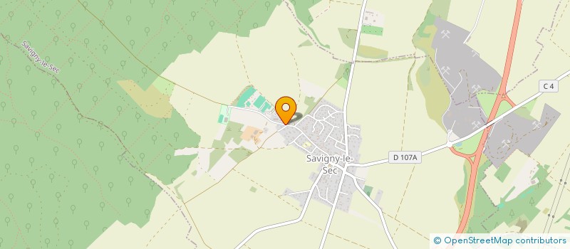 localisation de l'entreprise INDIVISION BOUJON CRUZ  SAVIGNY-LE-SEC