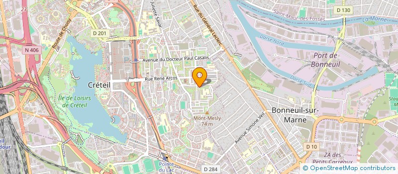 localisation de l'entreprise INDIVISION BOUKHALFA GUILLEVIC  CRETEIL