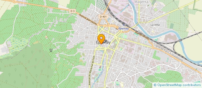 localisation de l'entreprise INDIVISION BOULANGER - 5 RUE CHOCATELLE  EPERNAY