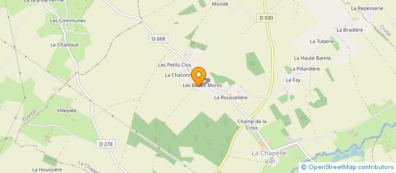 localisation de l'entreprise INDIVISION BOULAY à LA CHAPELLE-VIEL