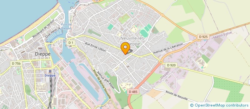 localisation de l'entreprise INDIVISION BOULAY/ROUSSELET  DIEPPE