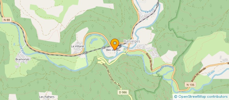 localisation de l'entreprise INDIVISION BOULET FOURNIER  BALSIEGES