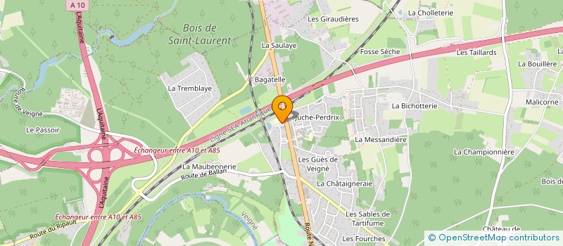 localisation de l'entreprise INDIVISION BOULISSIERE-GAUTIER à VEIGNE