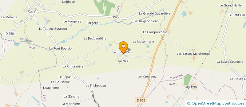 localisation de l'entreprise INDIVISION BOULKRAA CAHOREAU  SACE