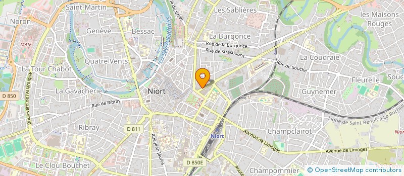localisation de l'entreprise INDIVISION BOULLAY - ALLUCHON FICHE à NIORT