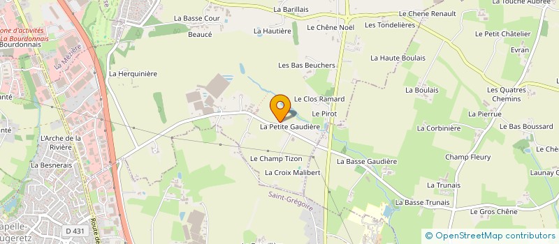 localisation de l'entreprise INDIVISION BOULLET FLORENCE ET LEFUR CELINE  MELESSE
