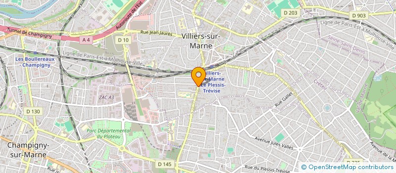 localisation de l'entreprise INDIVISION BOULON BEAUJARD  VILLIERS-SUR-MARNE