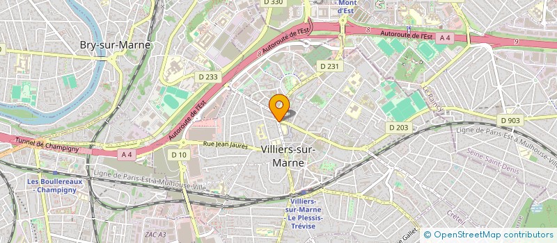 localisation de l'entreprise INDIVISION BOULOUMEGUE IYABI  VILLIERS-SUR-MARNE