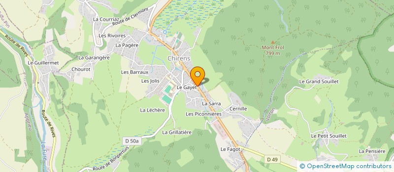 localisation de l'entreprise INDIVISION BOUNOUA-VION  CHIRENS