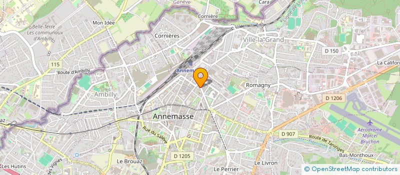 localisation de l'entreprise INDIVISION BOUNOUR BOUDEJMA à ANNEMASSE