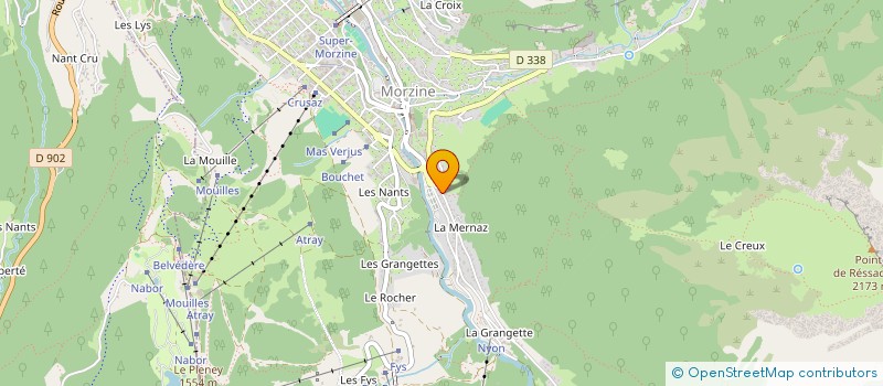 localisation de l'entreprise INDIVISION BOUR/CHANE-LAW  MORZINE