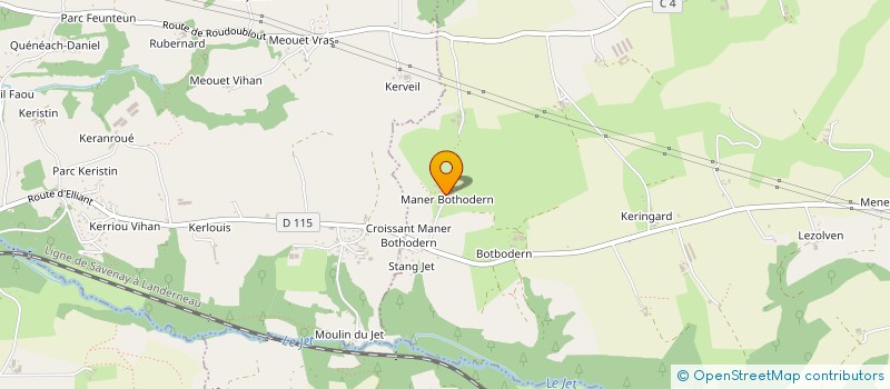 localisation de l'entreprise INDIVISION BOURBIGOT  ELLIANT