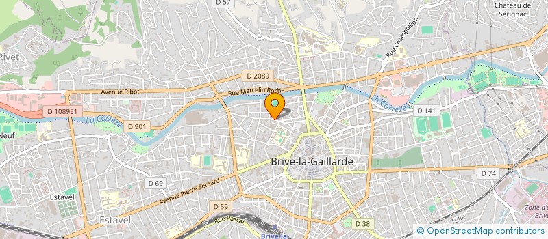 localisation de l'entreprise INDIVISION BOURBOULOU  BRIVE-LA-GAILLARDE