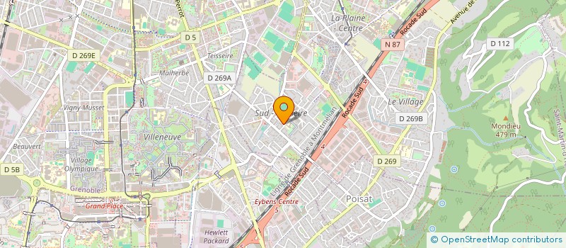 localisation de l'entreprise INDIVISION BOURCIER - COINDET  SAINT-MARTIN-D'HERES