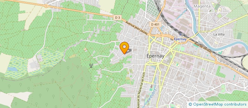 localisation de l'entreprise INDIVISION BOURDAUDHUI  EPERNAY