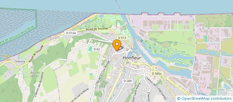 localisation de l'entreprise INDIVISION BOURDEL - DIVERRES  HONFLEUR