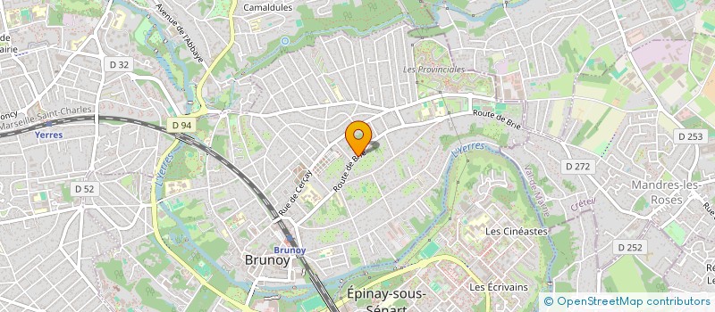 localisation de l'entreprise INDIVISION BOURDELIN  BRUNOY