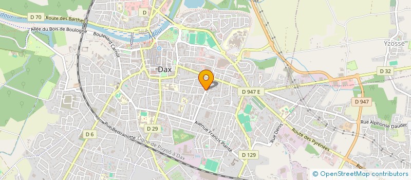 localisation de l'entreprise INDIVISION BOURDET ET DE TURGY à DAX