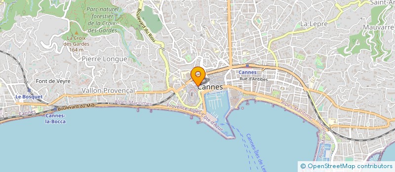 localisation de l'entreprise INDIVISION BOURDIN KULMICHT à CANNES