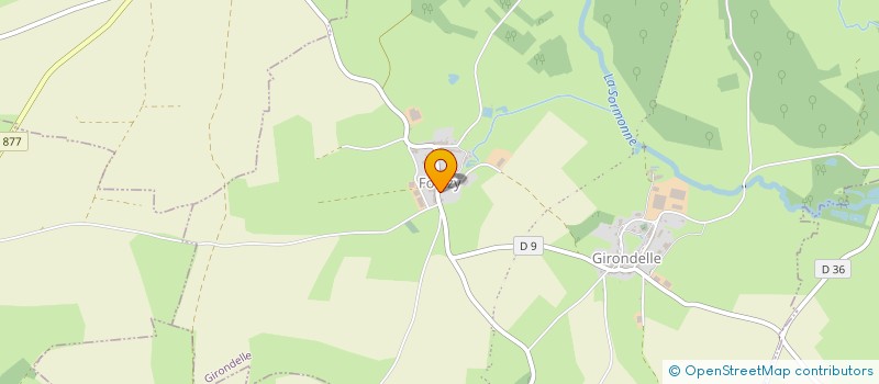 localisation de l'entreprise INDIVISION BOURDON FABIEN  GIRONDELLE