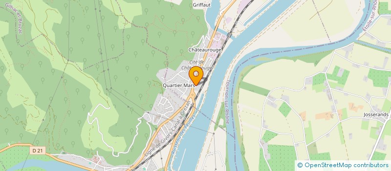 localisation de l'entreprise INDIVISION BOURDON FRANCOIS  CHARMES-SUR-RHONE