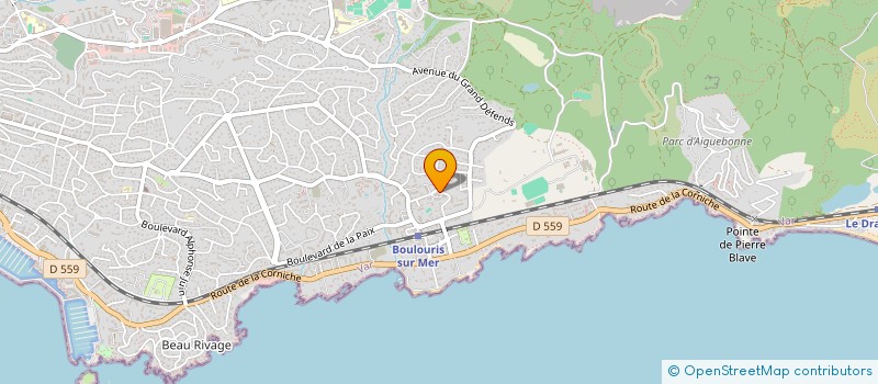 localisation de l'entreprise INDIVISION BOURDOUXHE  SAINT-RAPHAEL