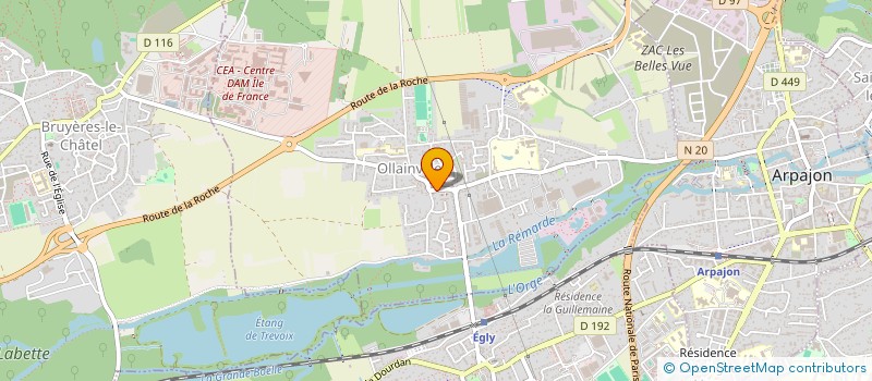 localisation de l'entreprise INDIVISION BOUREAU ROUSSEL  OLLAINVILLE