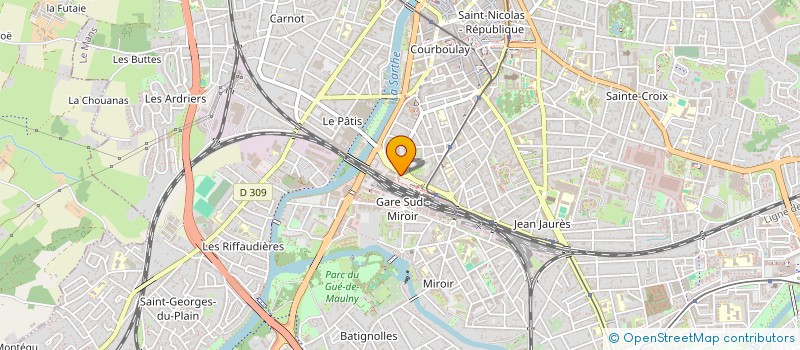 localisation de l'entreprise INDIVISION BOURGE  LE MANS