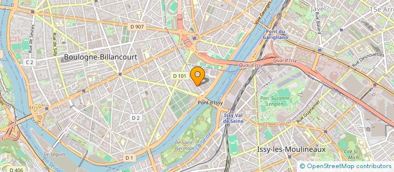 localisation de l'entreprise INDIVISION BOURGETEAU - CHARLES - ROTTINI à BOULOGNE-BILLANCOURT