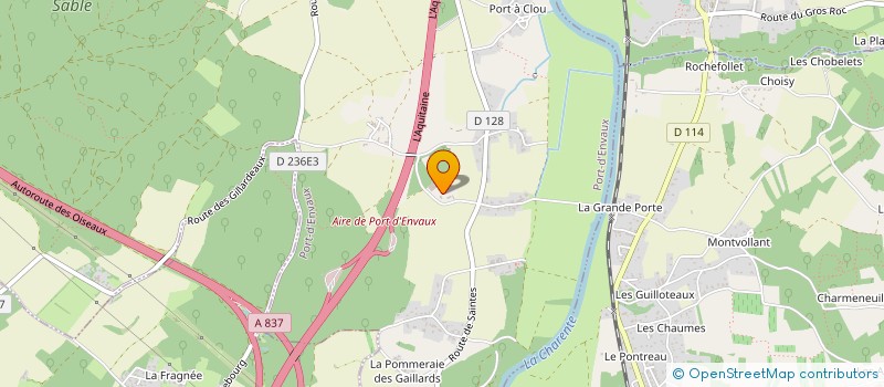 localisation de l'entreprise INDIVISION BOURGUIGON DOMINIQUE  PORT-D'ENVAUX