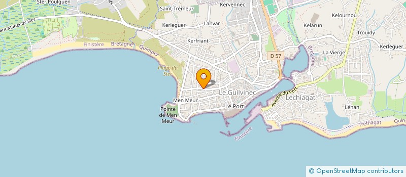 localisation de l'entreprise INDIVISION BOURHIS  GUILVINEC