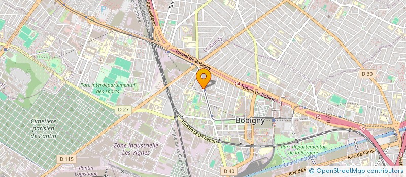 localisation de l'entreprise INDIVISION BOURLET PATRICIA  BOBIGNY