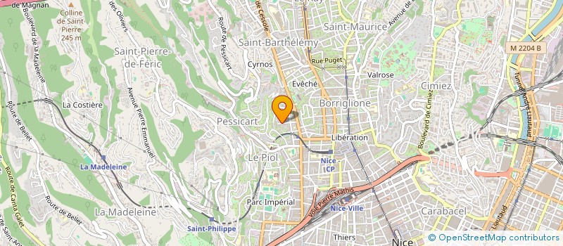 localisation de l'entreprise INDIVISION BOURNIQUEL - MULATTIERI à NICE