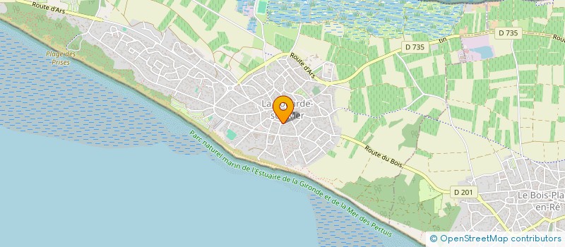 localisation de l'entreprise INDIVISION BOURON  LA COUARDE-SUR-MER